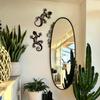 Charming Metal Gecko Wall Decor - 2pcs, 11.8" Iron Lizards for Indoor & Outdoor Garden, Patio, and Fence Make Your Home Unique