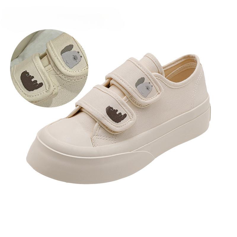 

Расписанные вручную кеды с играющим котенком, милые, уродливые, с большой головой, холщовые туфли, модные белые туфли, повседневная женская обувь 39