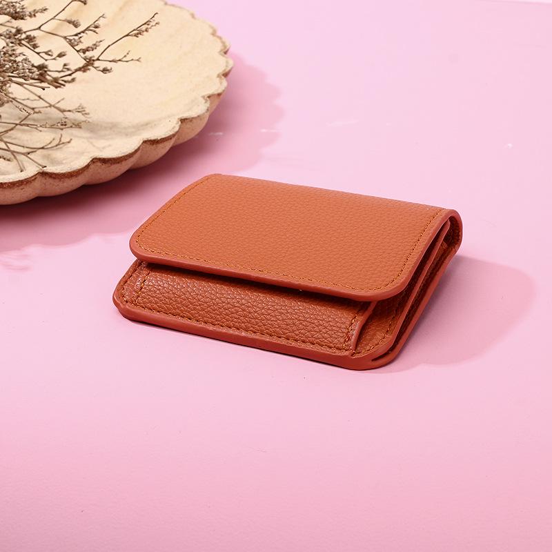 Popular Women's Short Wallet - Solid Color, Lightweight, Simple Design, Card Holder and Mini Coin Purse