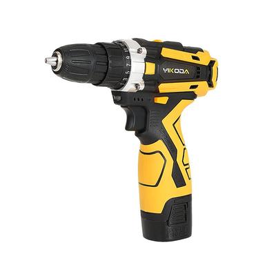 Cordless Dual-Speed Lithium Electric Drill with Power Display, Rechargeable Screwdriver, and Multifunctional Pistol Design.