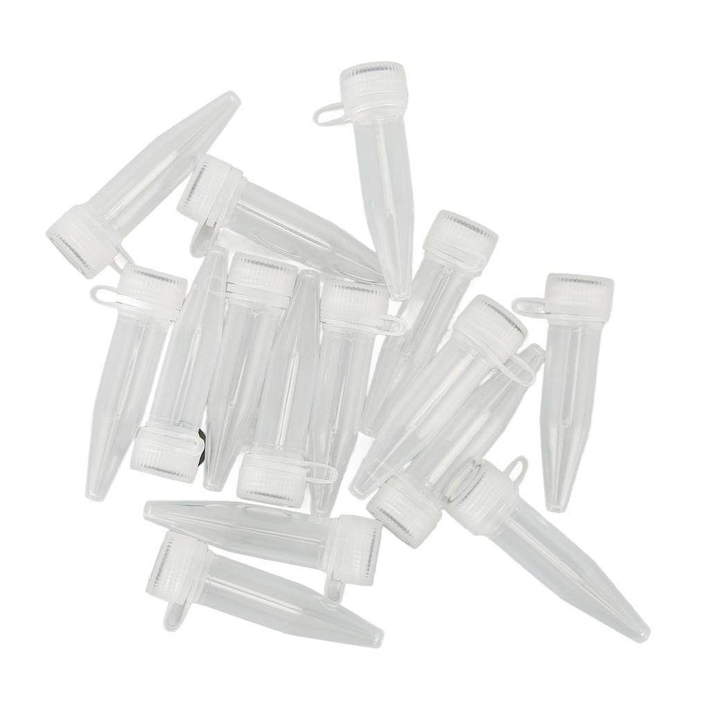 500pcs Microcentrifuge Tube Professional Clear Polypropylene 1.5ml Centrifuge Tube with Snap Cover for Laboratory