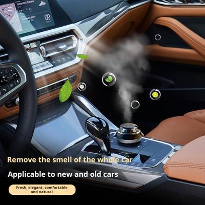 Ambientador de ar para carro, difusor de carro movido a energia solar, difusor de óleo essencial natural, perfume para carro, fragrância, purificador de ar, eliminador de odores para carro