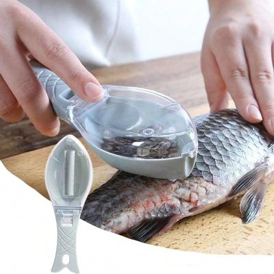 1/2/3 stücke Fischhautbürste Schaben Küche Fischschuppenreiniger Schnelles Entfernen Fischmesser Reinigung Schäler Scaler Schaber Küchenwerkzeug