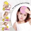 Reusable Round Gel Beads Ice Pack with Cloth Backing Hot & Cold Therapy for Breastfeed Injury Headache,Tired Eyes,Wisdom Teeth