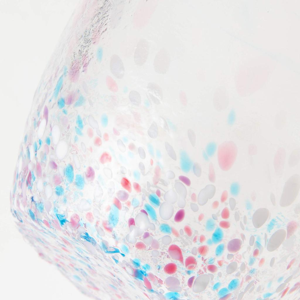 Toyo Sasaki Glass Iroshizuku Noodle Made In Soba Noodle Dipping Noodle Small Deep Glass Tableware WA311 Plate, Cup, Pink, Japan, Cup, Bowl, Plate,