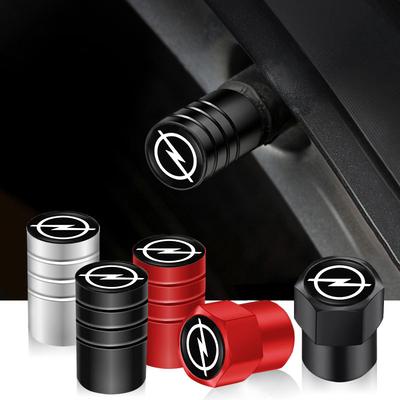 4ks hliníková slitina krytka ventilku auta protiprachové krytky příslušenství pro Astra Grandland Corsa Mokka Frontera Insignia Zafira Vivaro