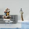 African Figurine Table Sign Acrylic Resin Tribal Lady Statue Desktop Art Piece Home Decoration