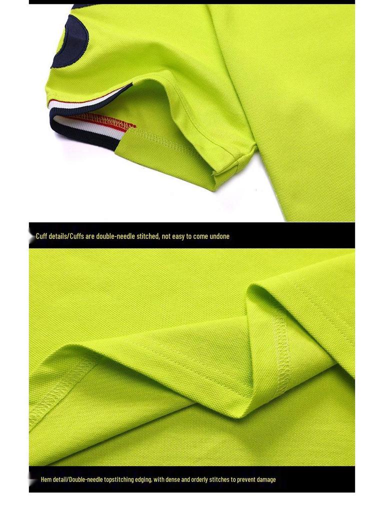 Authentisches Paul Herren Kurzarm-Polo mit Pferdelogo, gesticktem Kragen, Übergröße lockere Passform