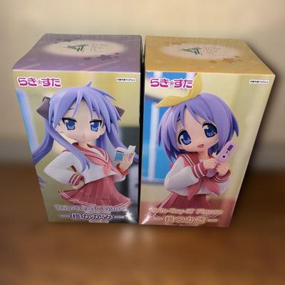 Lucky Star Kagami Hiiragi Tsukasa Figure 2 Set Trio-Try-iT FuRyu