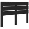 Headboard In Black Oak Look Made of Wood Based Material