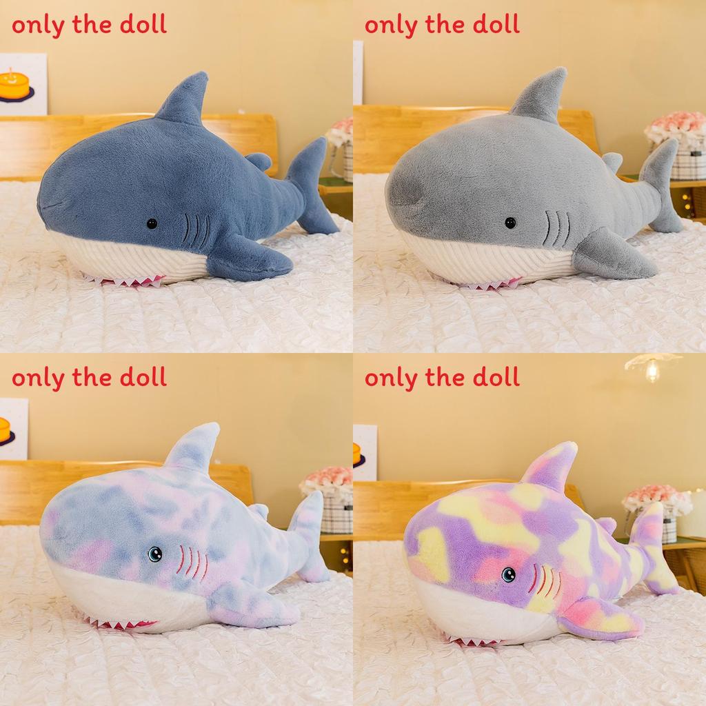 צעצוע כריש קטיפתי עם מילוי כותנה PP לילדים קישוט לחדר ילדים