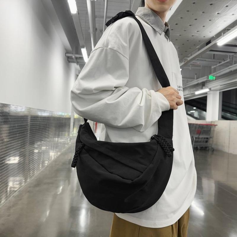 Popular Single-shoulder Crossbody Bag, Versatile Korean-style Underarm Student Bag