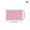 1Pcs Role Play Doll House Accessories Dollhouse Square Wall Skirt Wall Panel For Micro Landscape Window Display