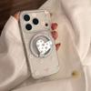Flower Heart Stand Phone Case for iPhone 16, iPhone 17, iPhone 17 Pro Max