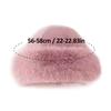 New Fluffy Fur Women's Winter Hat Warm Ear Protection Snow Ski Cap For Women Luxury Plush Fisherman Hat Warm Thicken Winter Hat