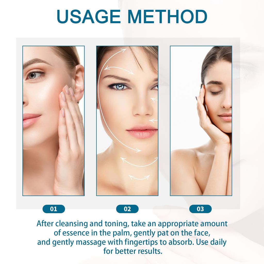 Collagen Firming Serum Deeply Hydrates and Tightens the Skin, Restructures Collagen To Combat Aging and Reduce Wrinkles