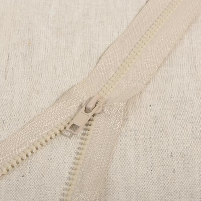 Fermeture injectée séparable - MDC - 80cm - Beige pierre - Durable - Élégante