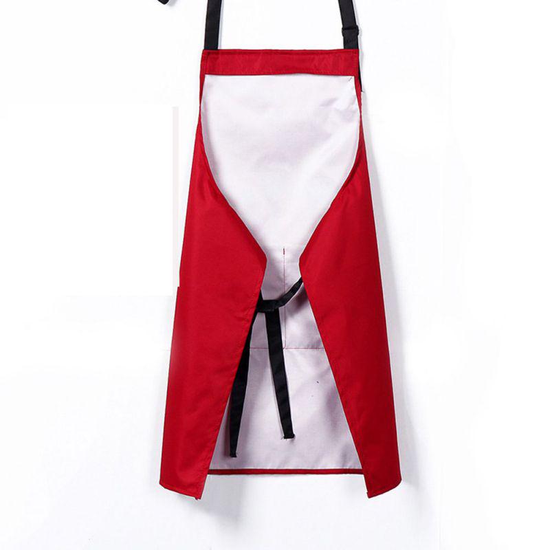 Waterproof Apron Kitchen Restaurant Cooking Bib Adjustable Aprons with Pocket
