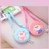 Round Puffpig Cute Creative Plush Purse Girl Backpack Decorative Gift Pendant