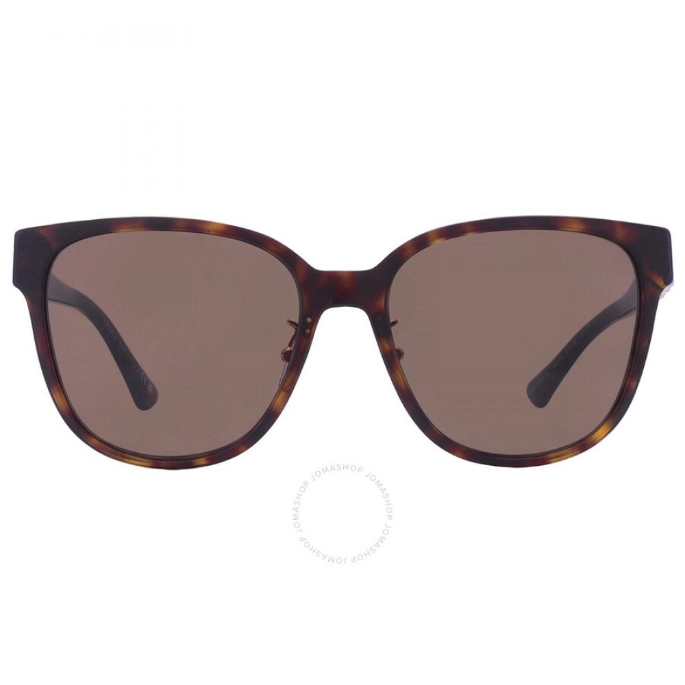 

Versace Dark Brown Square Ladies Sunglasses VE4460D 108 73 57