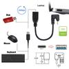 Xiwai 90 Degree USB Male To USB Female 10Gbps OTG Data Power Inverted U Back Angle USB-C Type-C 3.1 3.0-A Adapter, Cable, 30cm, Shape,