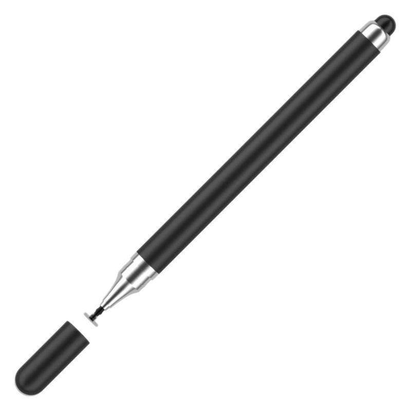 Kapacitní stylus s dvojitým hrotem pro úpravy, kreslení a kancelářské použití na telefonech a tabletech