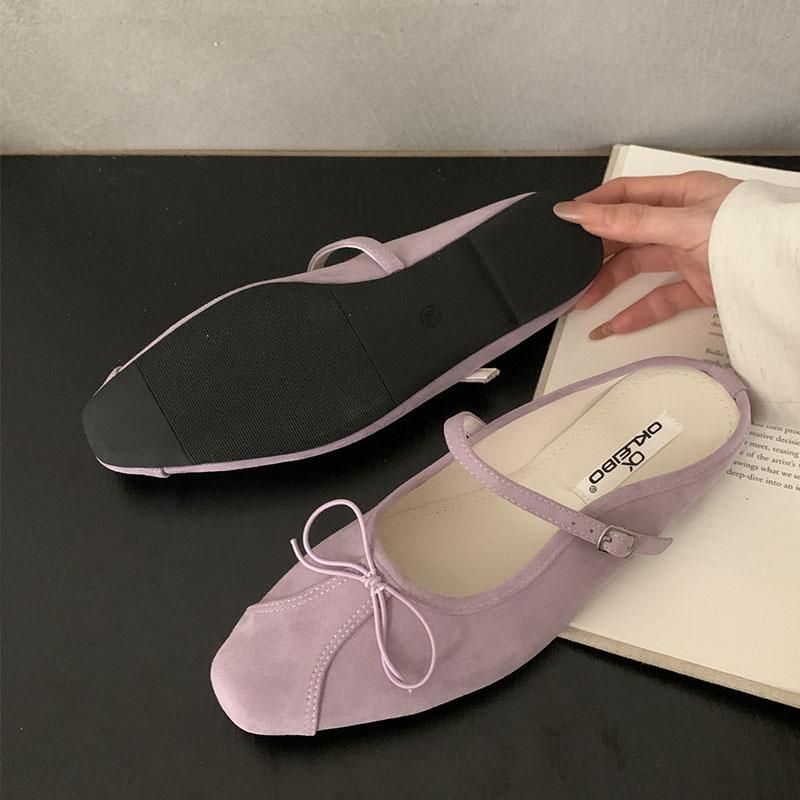 Mode Frühling Sommer Mode Schleife Damen Ballerinas Hausschuhe Schuhe Damen Pantoletten Sandalen Damen Ballerinas Hausschuhe Pantoletten Schuhe