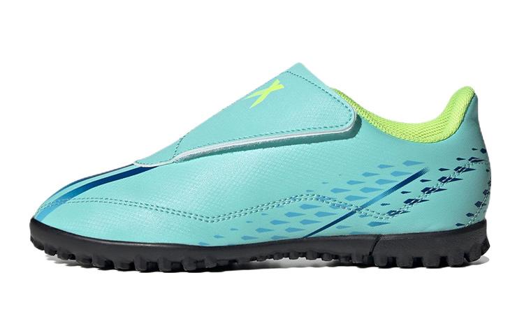 

Adidas X Speedportal .4 H/L TF Firm Artificial Grass Synthetic Leather Comfortable Round Toe Low top Kids Soccer Shoes GY9685 28