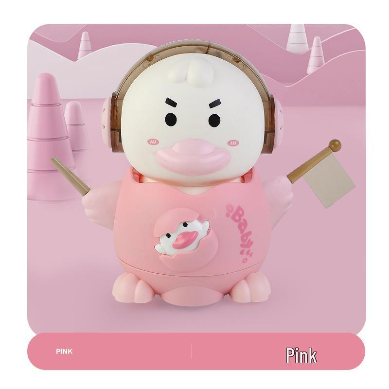 Electric Plush Toy: Educational Luminous Dancing Robot for Kids