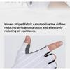 YKYWBIKE Cycling Gloves Woven Aerodynamic Striped Bicycle Sports Gloves Anti-Slip Riding Gloves Shock-absorbing Road Bike Gloves