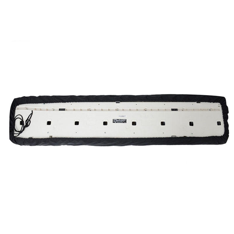 Black Piano Cover Dustproof Keyboard with Shrink Pumping Dust Cover
