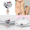 Marvel Disney Snow White Tree Elf Mickey 925 Silver Charms for DIY Jewelry Making Women Gift Bracelet