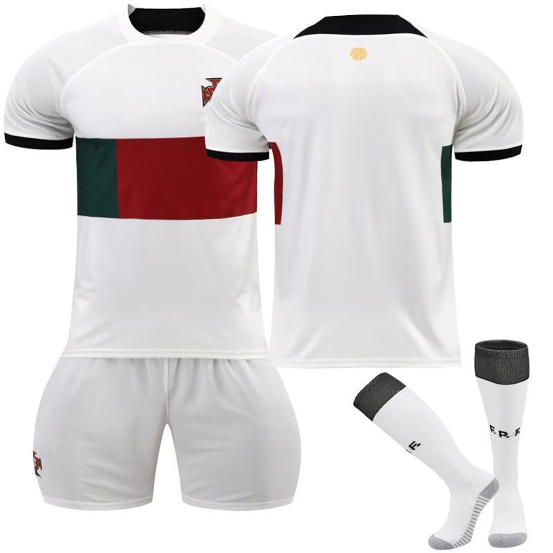 22 Away home number Luo football jersey set with original socks guard plate short sleeve World Cup