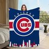 C-Chicago C-Cubs Baseball Cool Blanket Blanket for Couch Sofa Travel Home Hiking Picni Bed Beding Flannel Blanket birthday gift