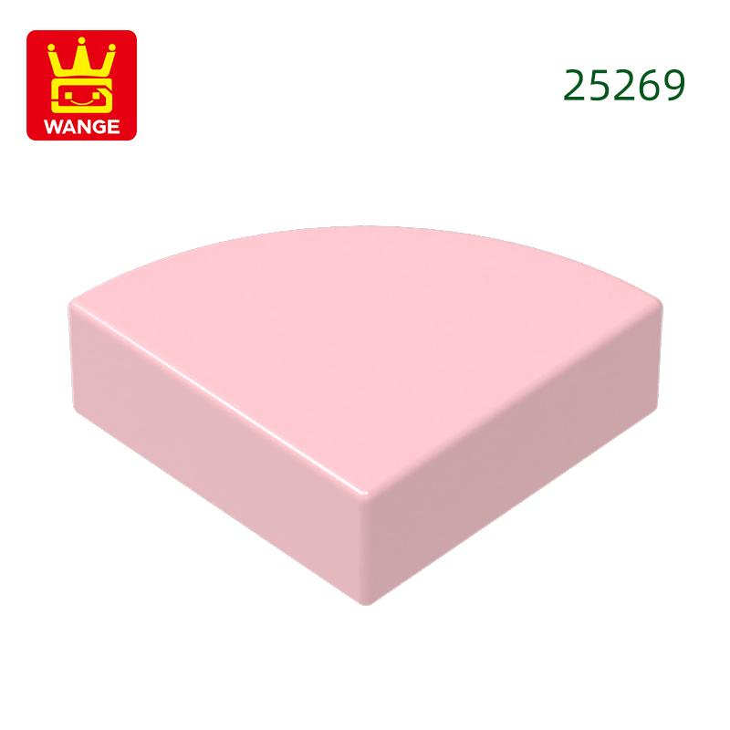 884Pcs/Lot 25269 Tile Round 1x1 Quarter Block Moc Hue Accessories Compatible featuring Brick DIY Children's Plaything Stronge Box