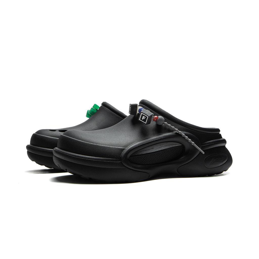 YINGXIONGLIANMENGYONGCHIPAIDUI x Li Ning Soft Clogs Unisex Black AGAV001-4