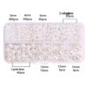 10-Grid ABS Pearl Bead Set for DIY Bracelets and Phone Chains