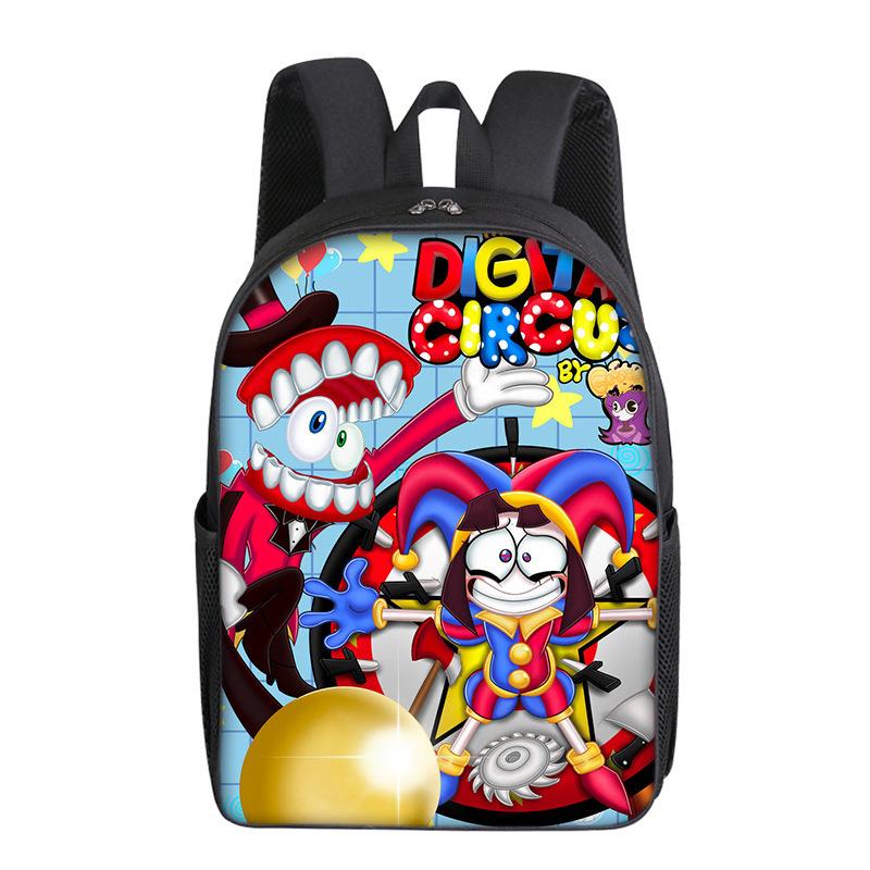 Magic Digital Circus Theamazingdigitalcircus School Bag Primary School Students Single Layer Backpack