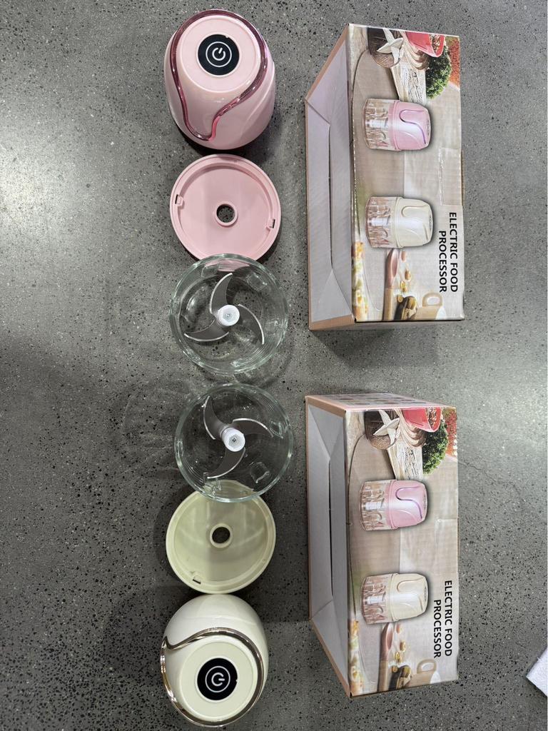 Electric Mini Garlic Masher & Food Processor - for Baby Food, Garlic Paste, Meat Grinding & Peeling