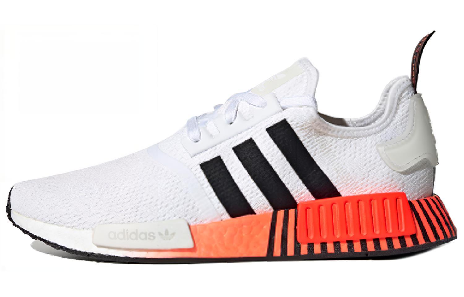 Adidas Originals NMD_R1 Glitch - White Solar Red FV3648 44⅔