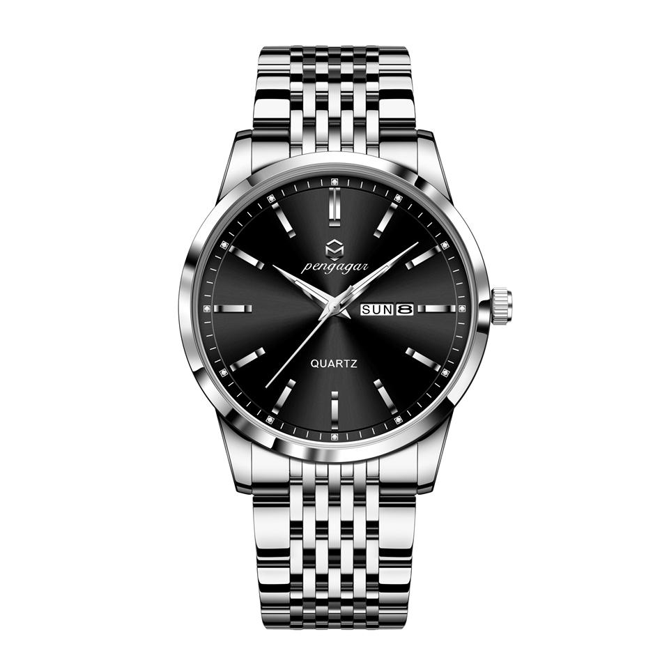 Top Brand Luxury Man Wristwatch Waterproof Luminous Date Men Watches Stainless Steel Quartz Watch
