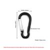 1/11/11pcs Aluminum Carabiner Key Chain Clip Outdoor Camping Keyring Snap Hook Water Bottle Buckle Kit Climbing Accessories