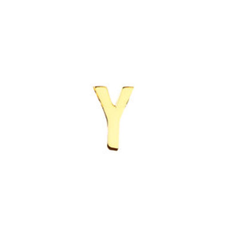 Stainless Steel Non-Fading English Letter Pendant Charms for DIY Jewelry, 26 Letters Available