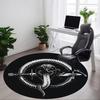 1 stuks Slang Dolk Kantoor Ronde Vloerkleed, Onder Kantoorstoelen Slaapkamer Woonkamer Huisdecoratie, Kamer Decoratie, Verkrijgbaar in Verschillende Maten