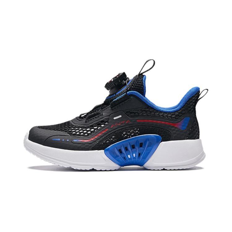 (PS) ANTA Running Series Sneakers Black Blue Red Kids A312429904-3 EU 28