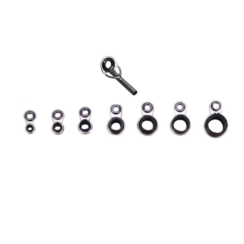 Set de ghidaje pentru undițe de pescuit Set de reparații pentru undițe Set de reparații pentru undițe Accesorii pentru pescuit Inele de ghidare pentru undițe de pescuit Vârf pentru undițe de pescuit