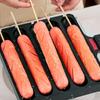 5 Grids Sausage Cooking Tool Pre-Seasoned Grilled Sausage Pot Hot Dog  Pan Sausage Fry Pan for Outdoor Kitchen Breakfast