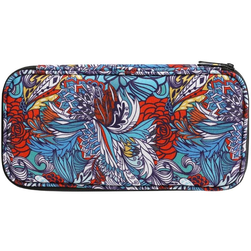 Stylowa torba do przechowywania drutów do robienia na drutach z przestronnym wnętrzem, wykonana z tkaniny Oxford, zamykana na zamki błyskawiczne na narzędzia do szydełkowania i robienia na drutach