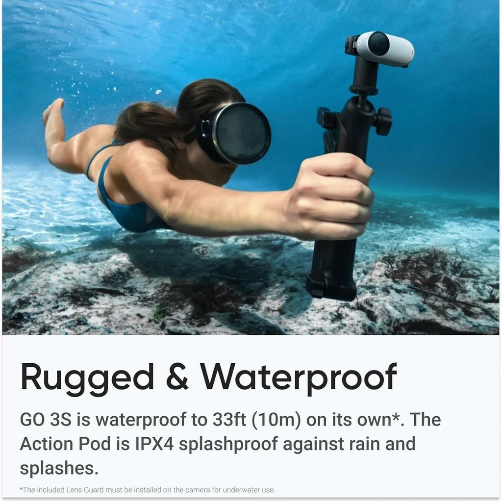 Insta360 Go 3S Action Camera 4K Black