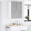 Wall Mounted Cabinet with Door 2 pcs Grey Sonoma and White 60 x 31 x 40 cm